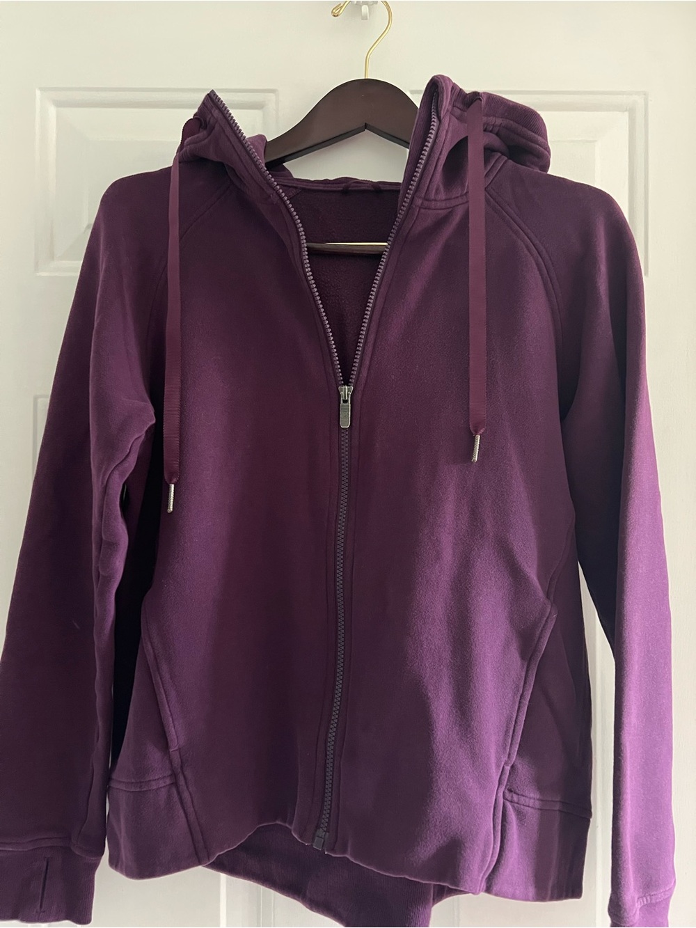 lululemon athletica Women's Full-Zip Hoodie in Deep Plum - Picture 4 of 8